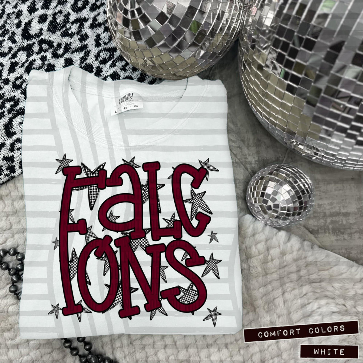 Maroon Staggered Mascots (Caplinger)