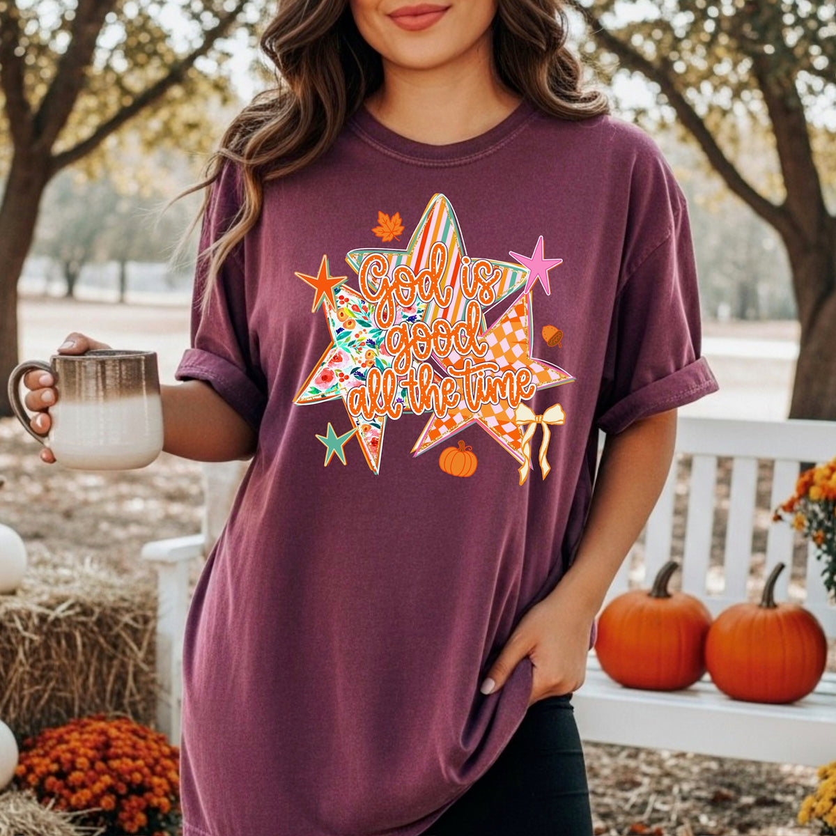 God is good stars Sunday Special DTF transfer