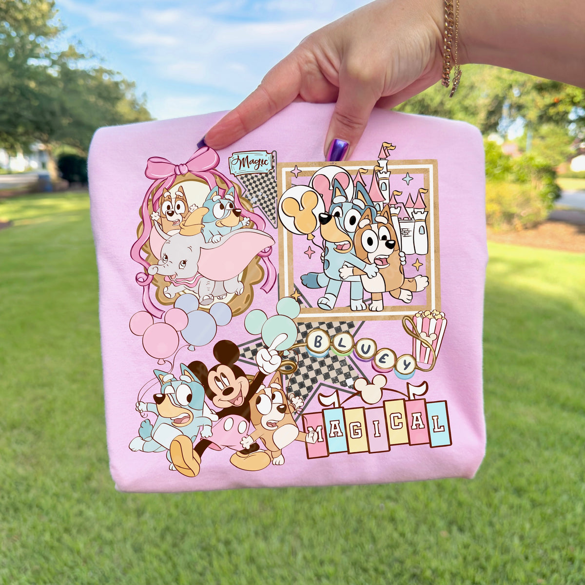 Magical with mouse balloons DTF Transfer