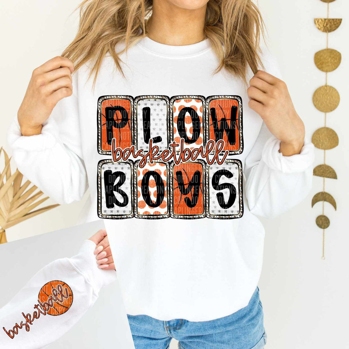 Plow boys Basketball FRONT (Caplinger) 82920 DTF transfer
