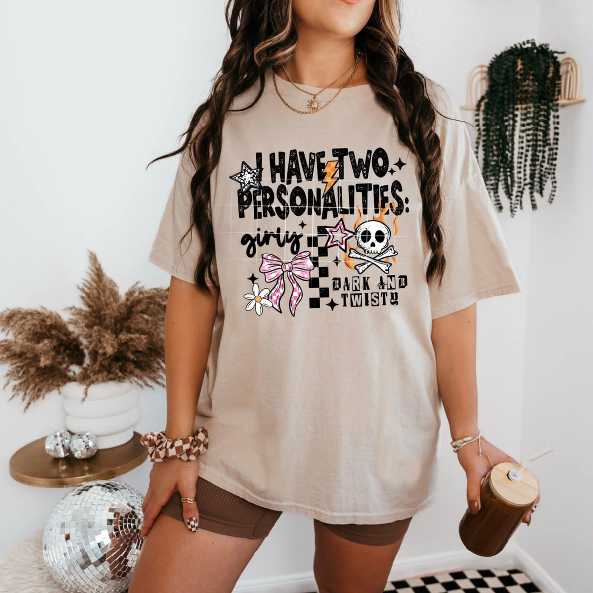 I have two personalities girly (CSC) 106809 DTF transfer
