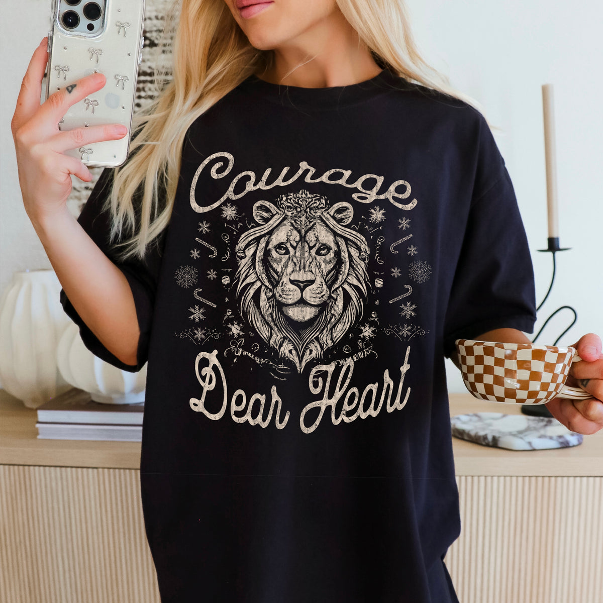 Courage dear heart 94873 DTF transfer
