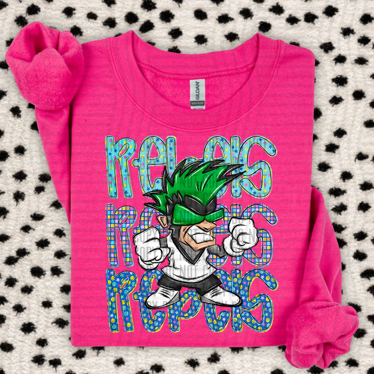 Rebels green chaos stacked (Caplinger) DTF Transfer