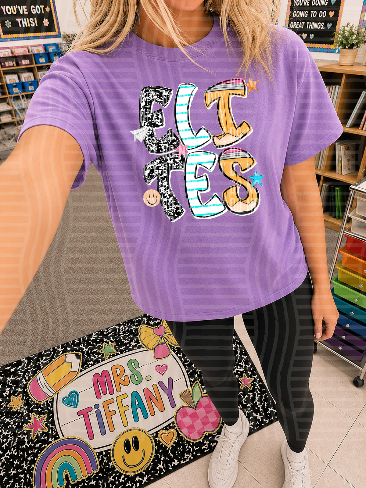 elites pencil paper font (CAPLINGER) DTF Transfer
