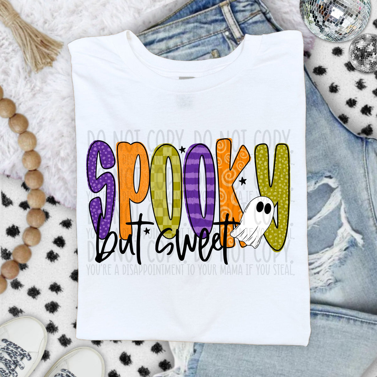 Spooky but sweet Halloween colors (SWD) 109416 DTF transfer