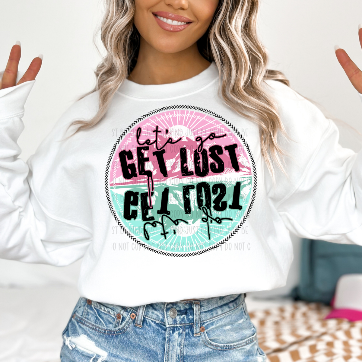 Let's Go Get Lost (Kayndi) 72966 DTF Transfer