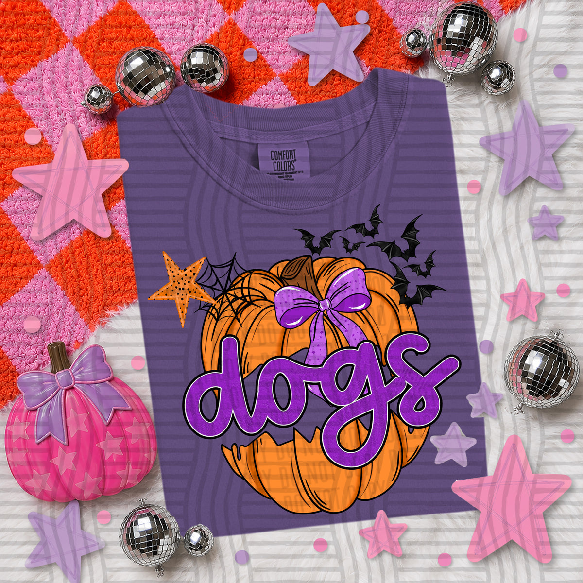 dogs pumpkin pop (Caplinger) DTF transfer