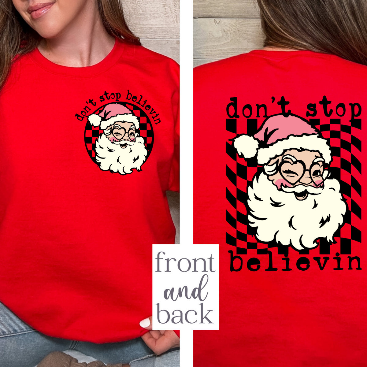 Don't Stop Believin *Back* 68346 DTF Transfer