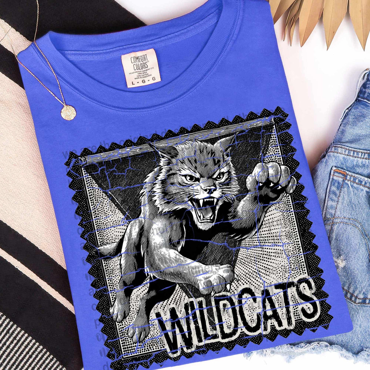 Wildcats vintage stamp (TTD) DTF transfer