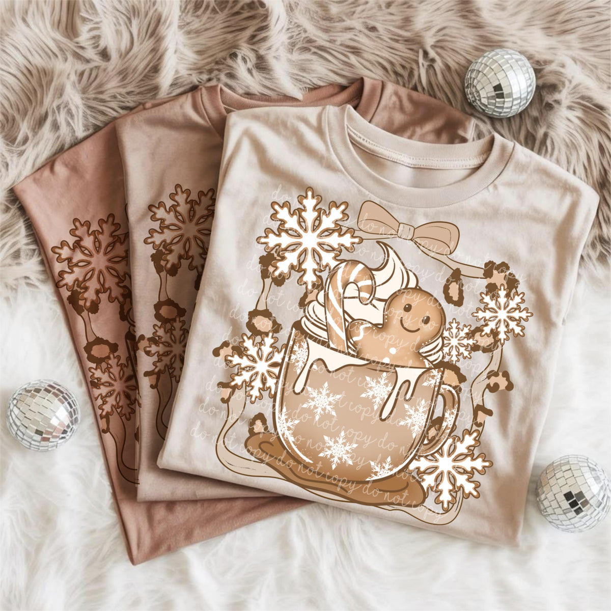 Gingerbread Hot Cocoa (MMD) DTF Transfer