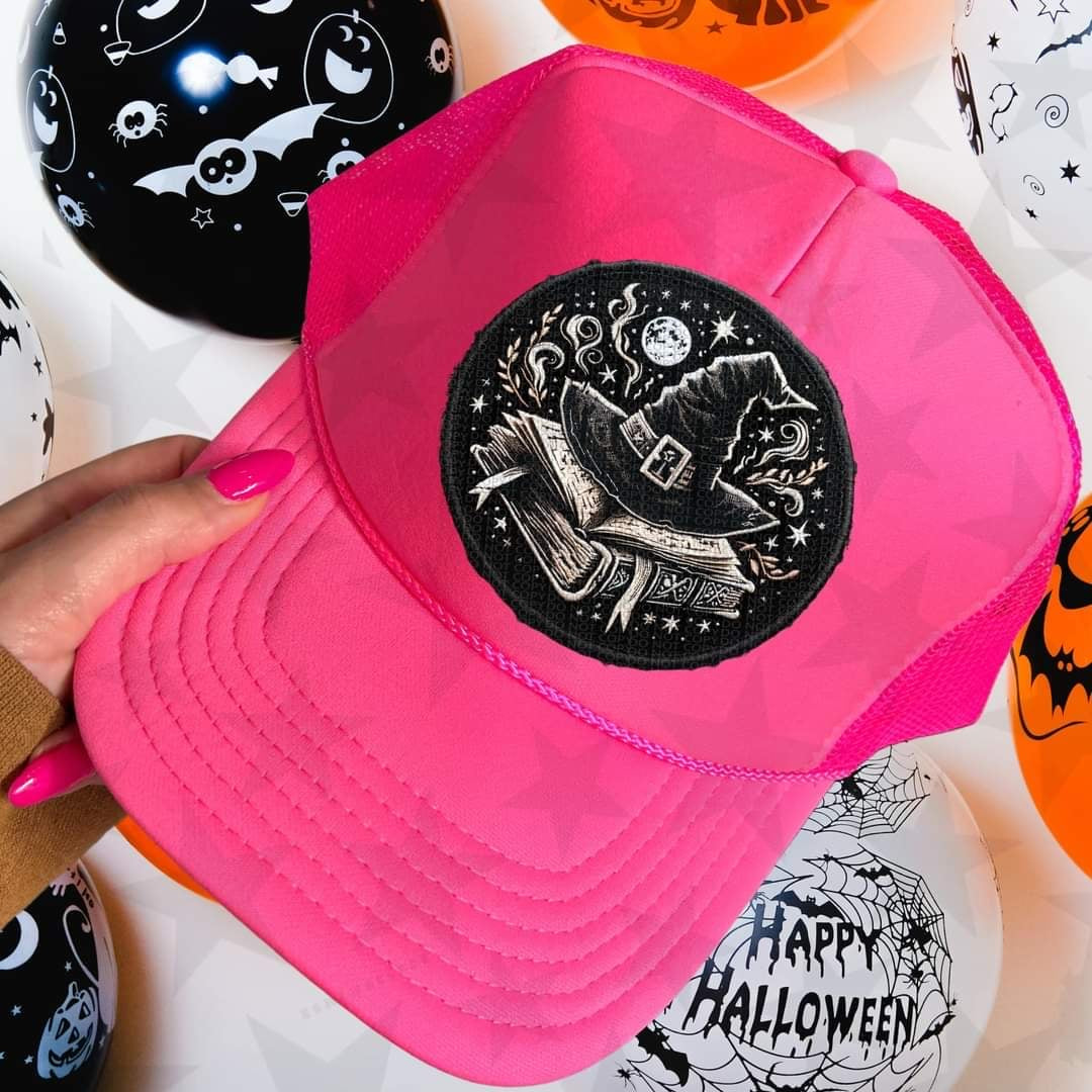 Witch hat circle hat patch 55079 DTF transfer