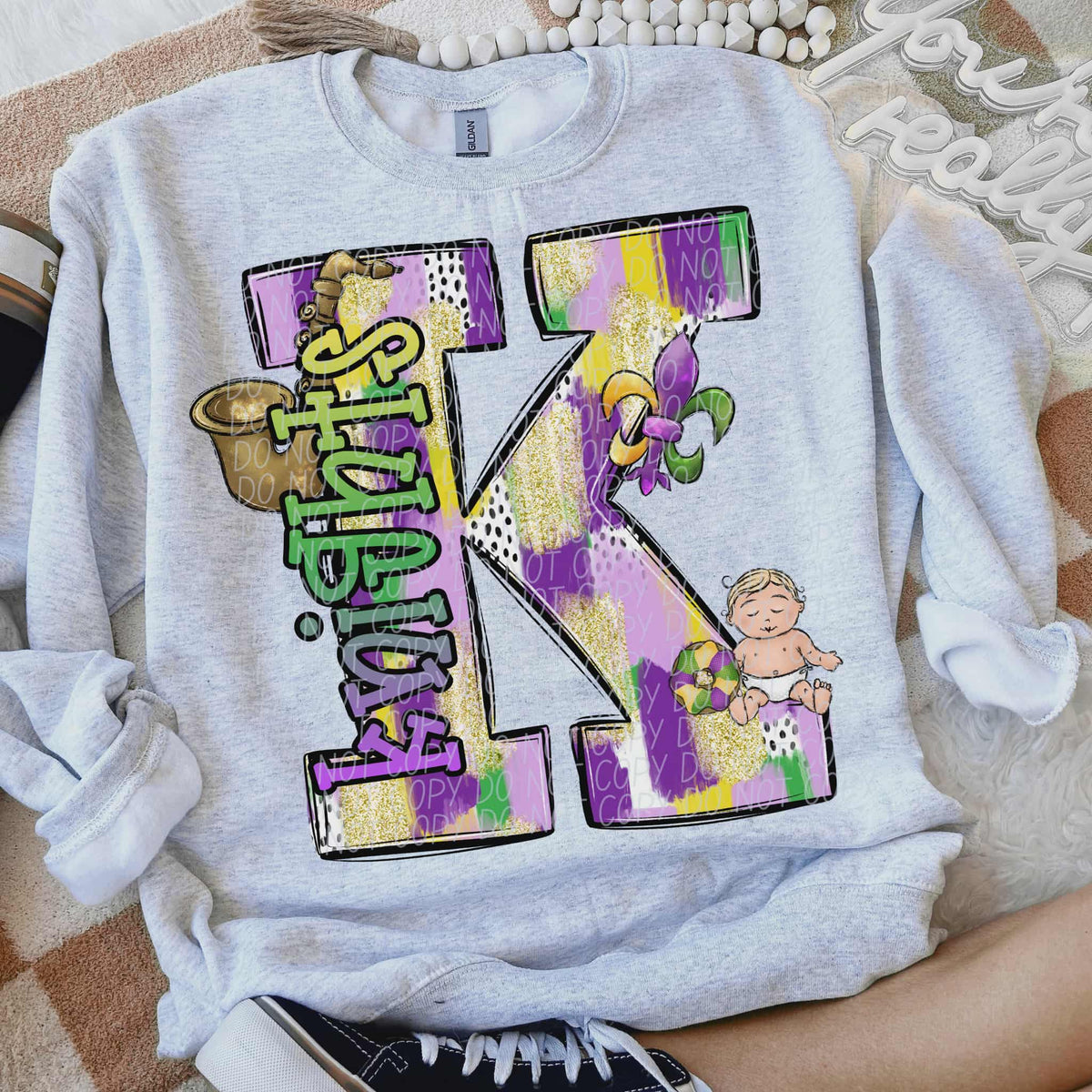 Knights Mardi Gras (city) DTF Transfer