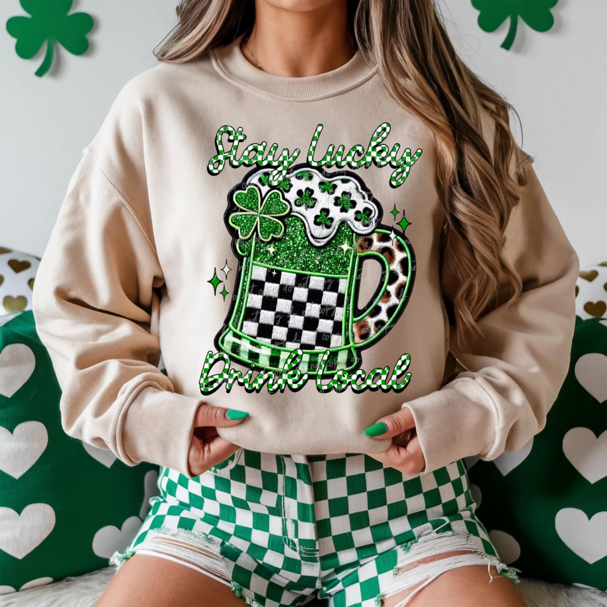 Stay lucky drink local (VIRGO) 90632 DTF transfer