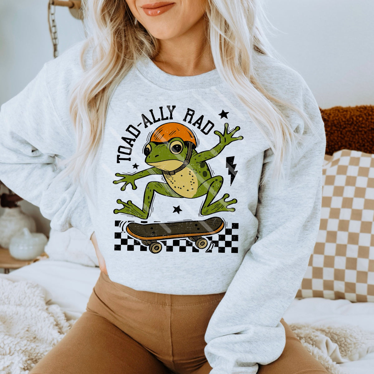 Toadally Rad Toad scarlow 110304 DTF transfer