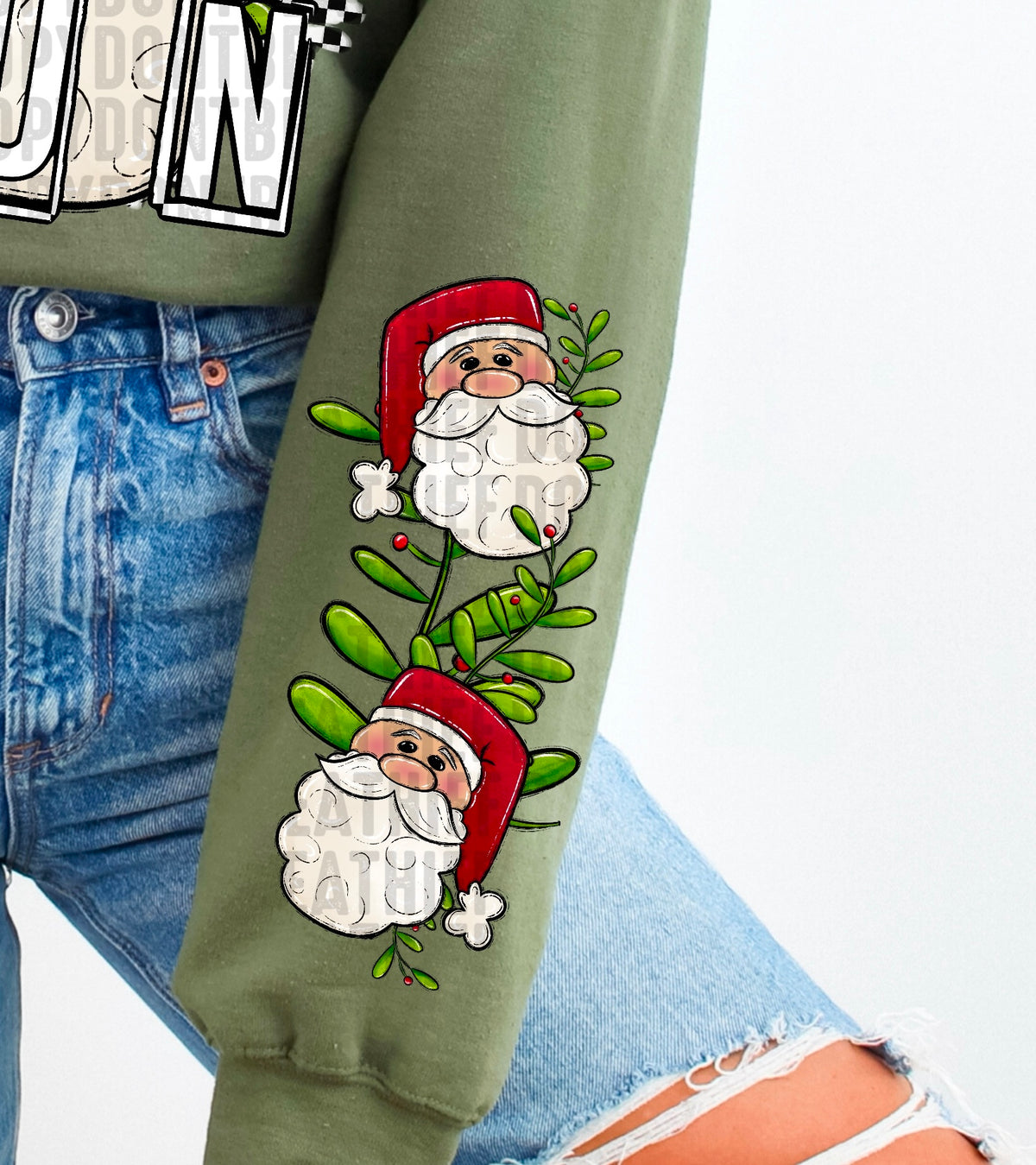 Oh what fun sleeve 103586 DTF transfer