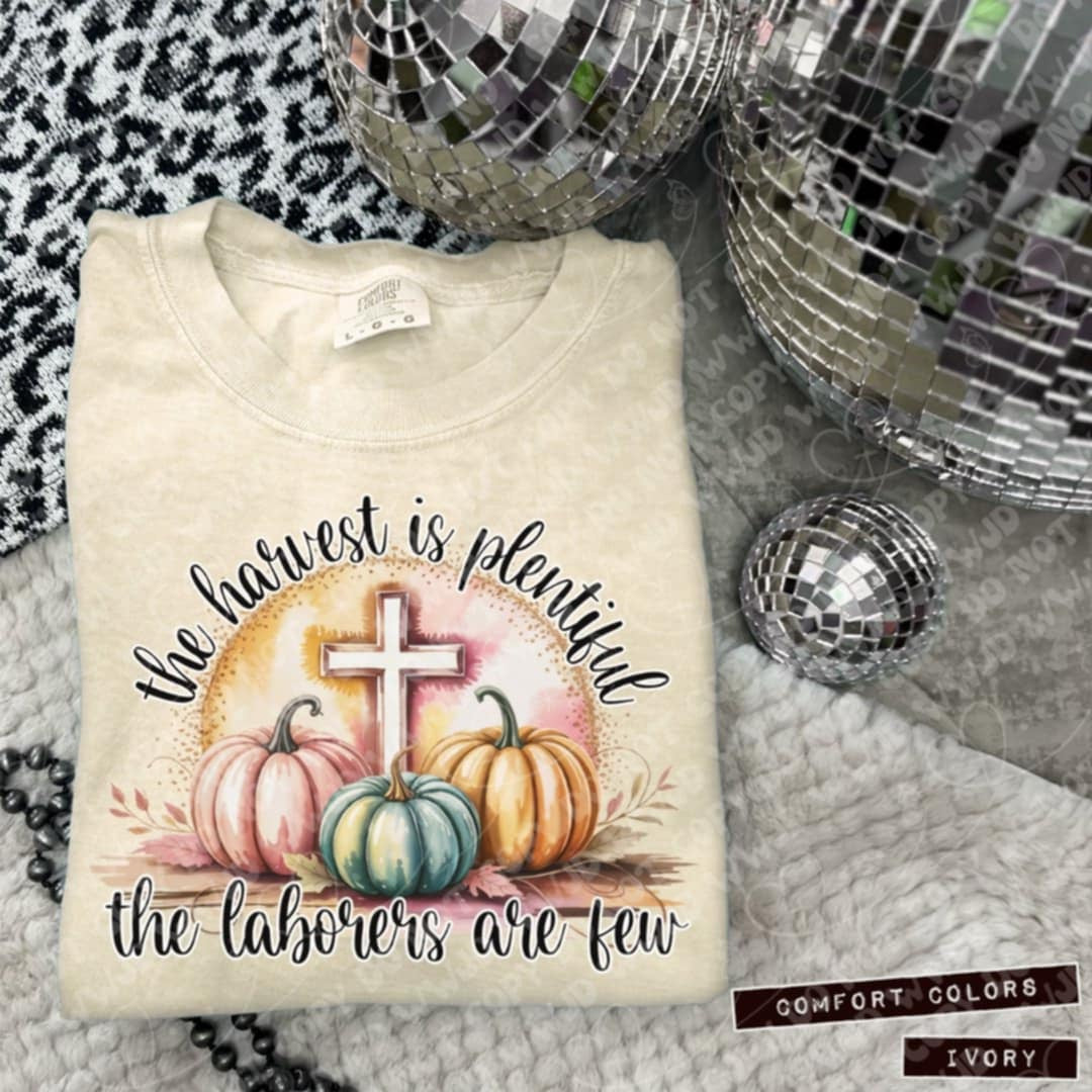 The harvest is plentiful the laborers are few 106126 DTF transfer