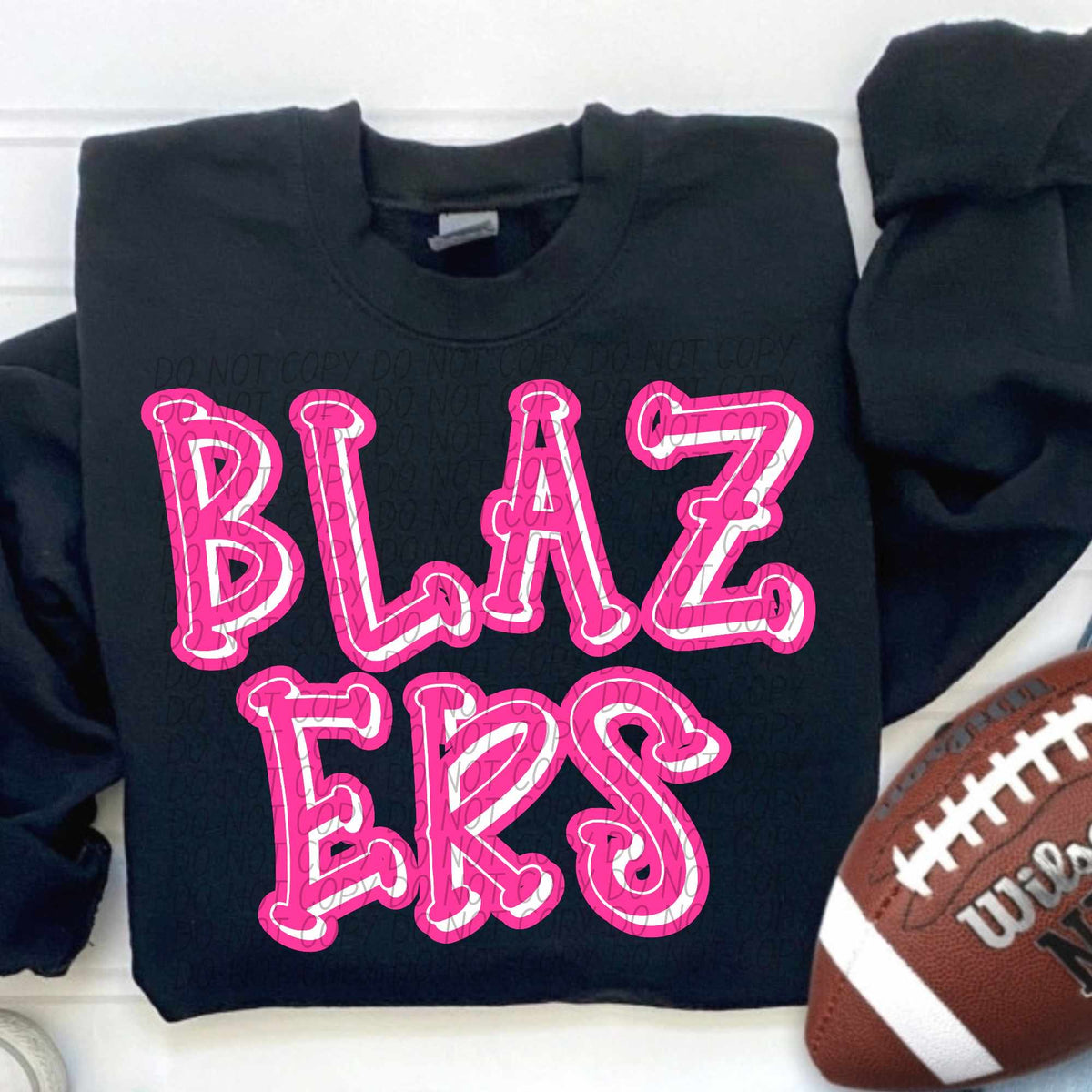 Blazers hot pink 55402 DTF transfer