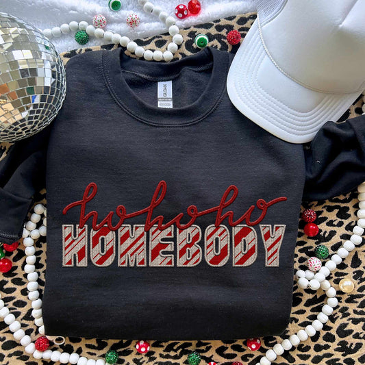 Ho ho ho homebody candy cane filled (HW) 70661 DTF transfer