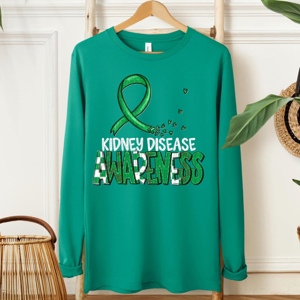 Kidney disease awareness WHITE FONT (SDD) 107712 DTF transfer