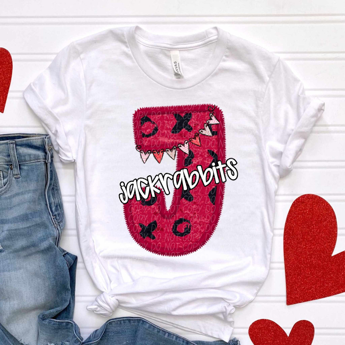 J jackrabbits valentine (CITY) 77972 DTF transfer