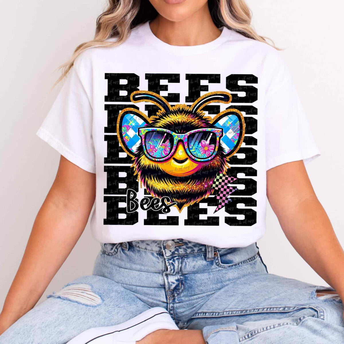 Bees Stacked Exclusive (Virgo) 109068 DTF transfer