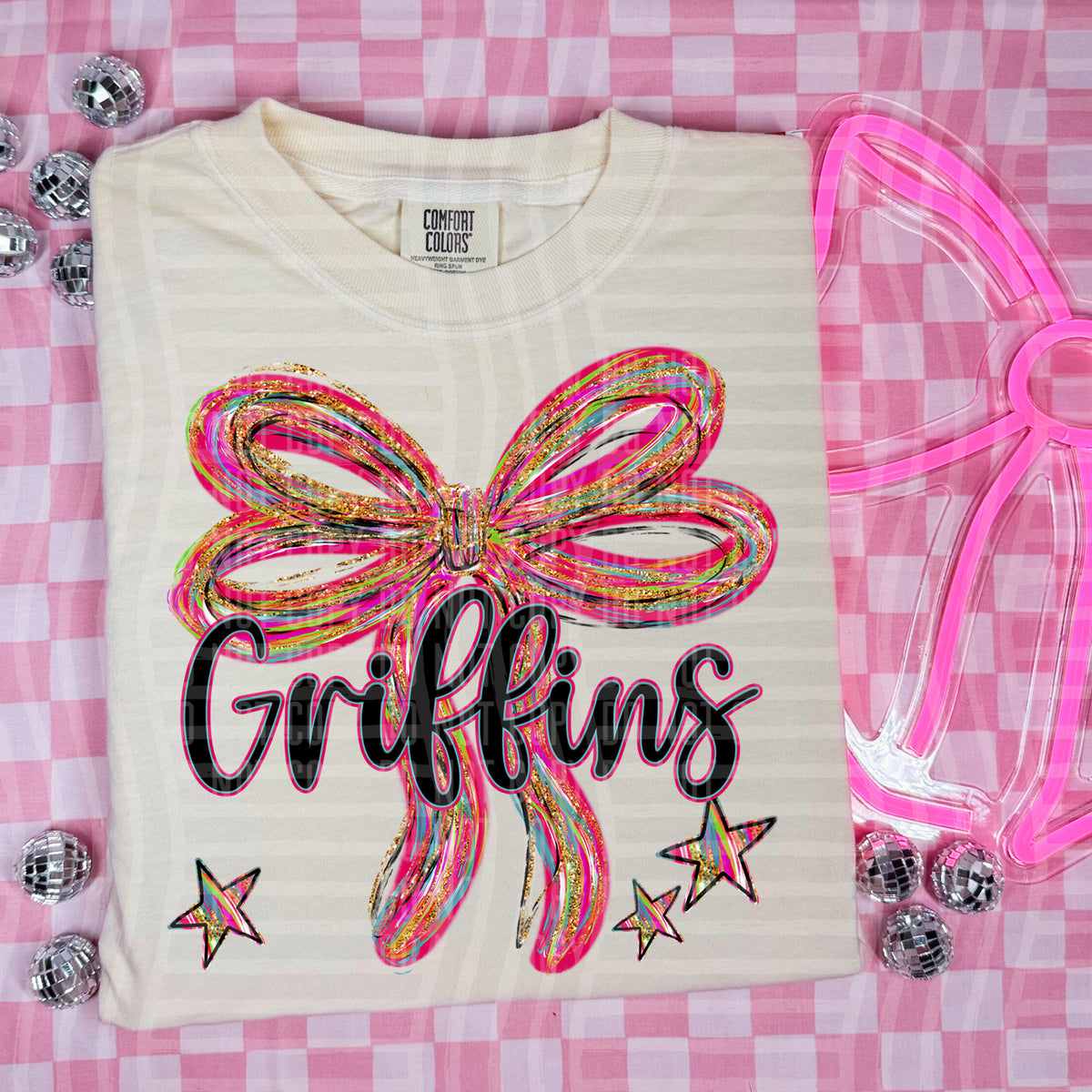Griffins Whimsical Bow (caplinger) DTF transfer