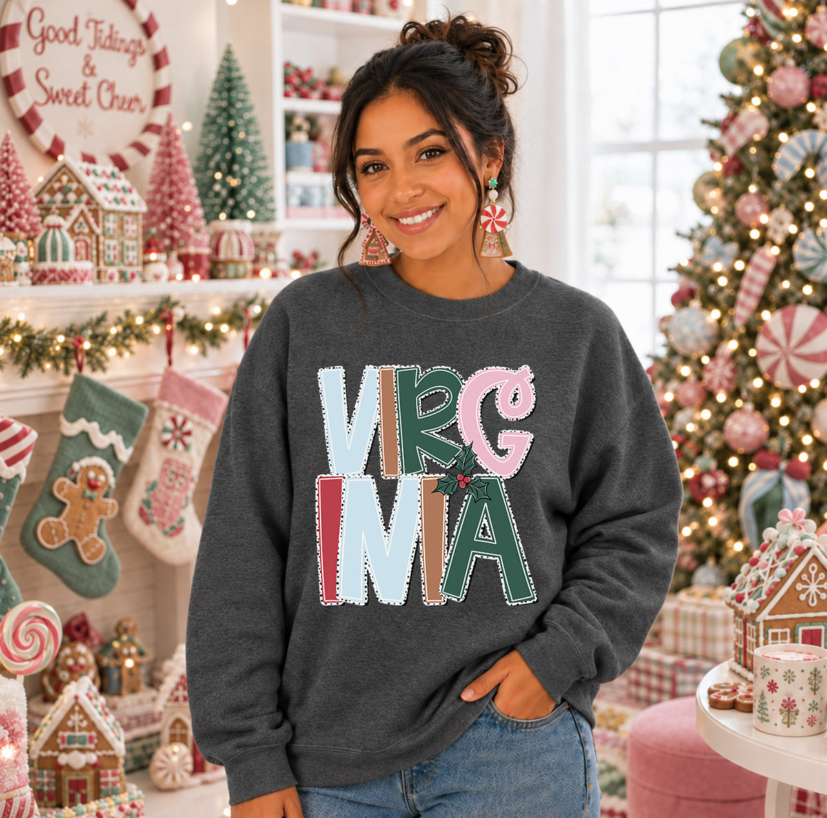 Holly jolly Virginia (S&G) DTF Transfer