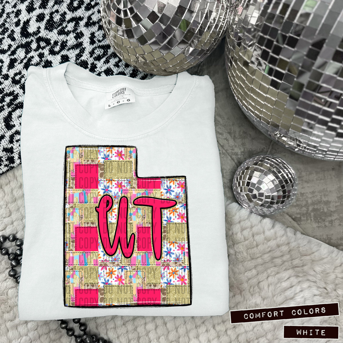 Pink Patch states DTF transfers