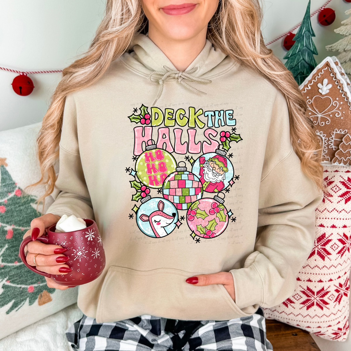 Deck The Halls DTF Transfer