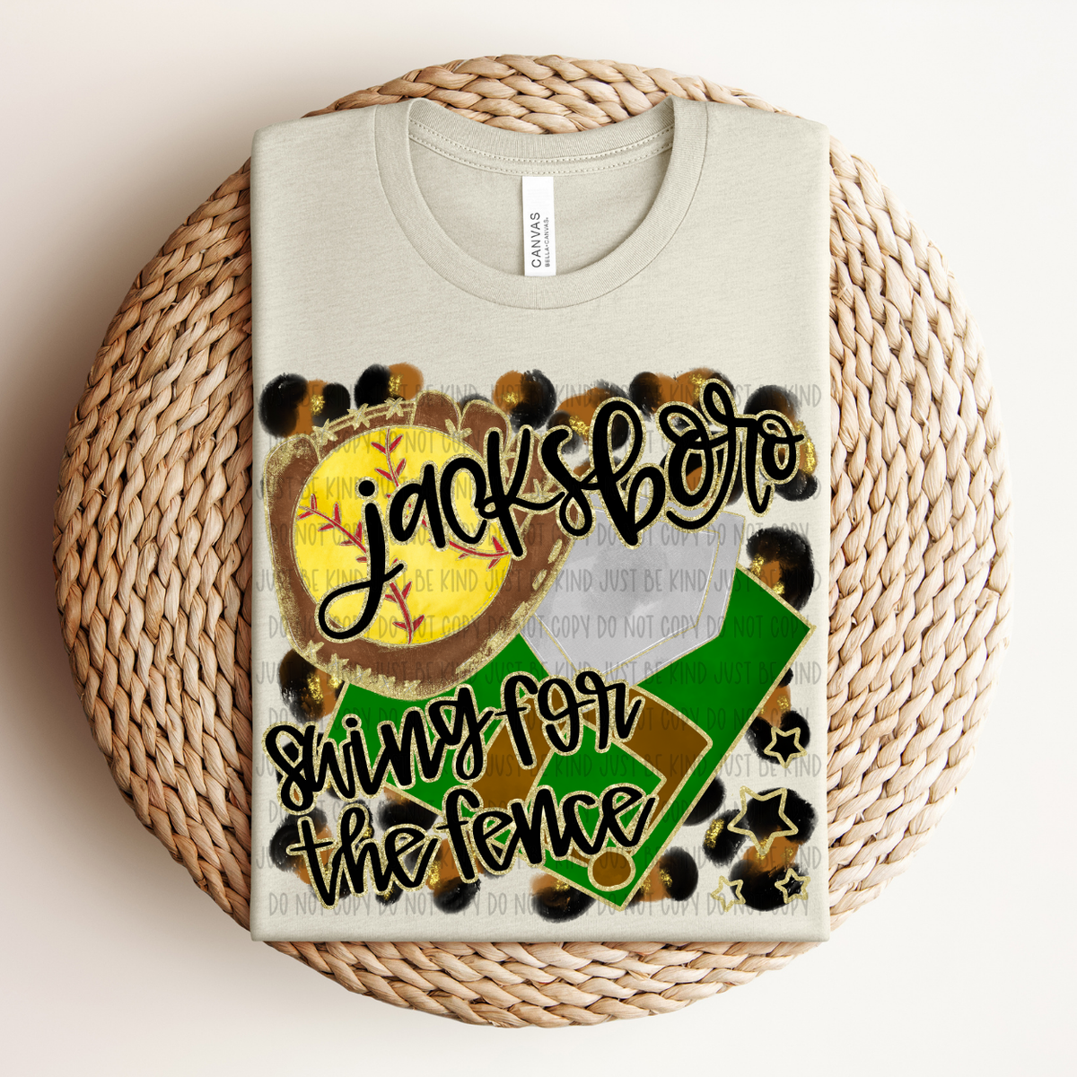 Softball Jackboro For The Fence (Caplinger) 83483 DTF Transfer