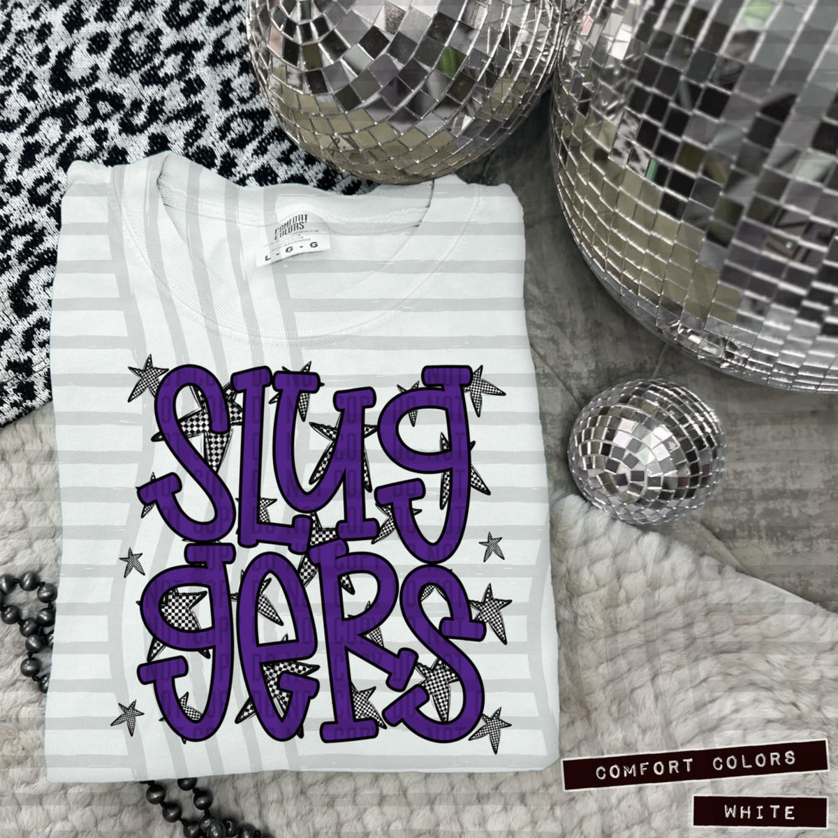 Purple Staggered Mascots (Caplinger)