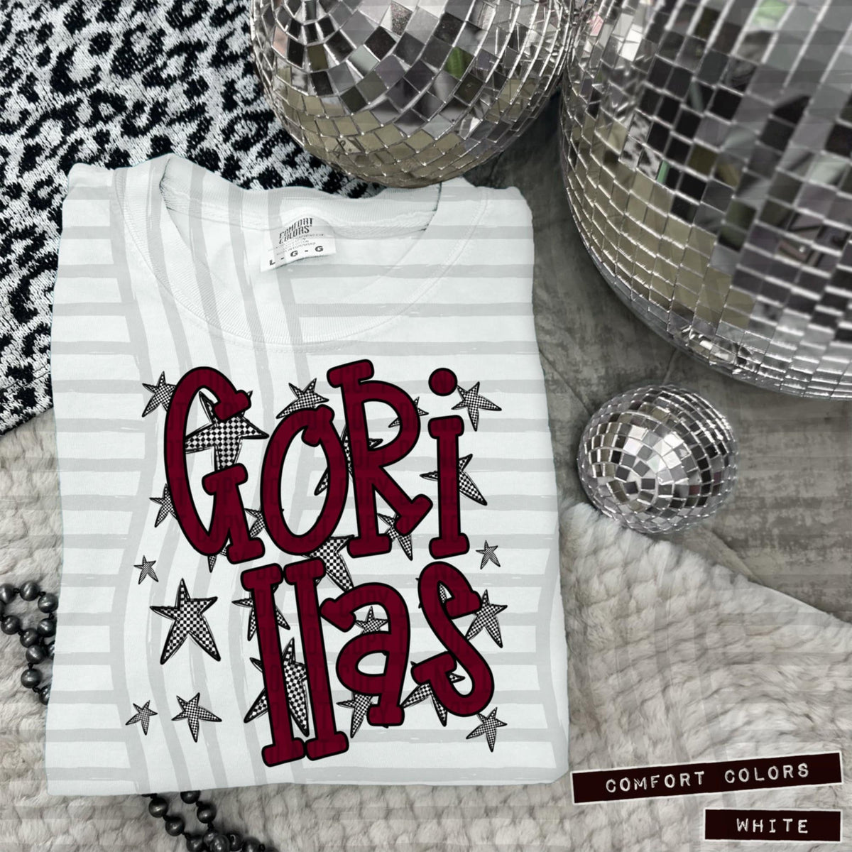 Maroon Staggered Mascots (Caplinger)