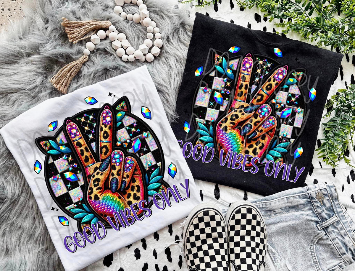 Good Vibes Only (FDCD) DTF Transfer