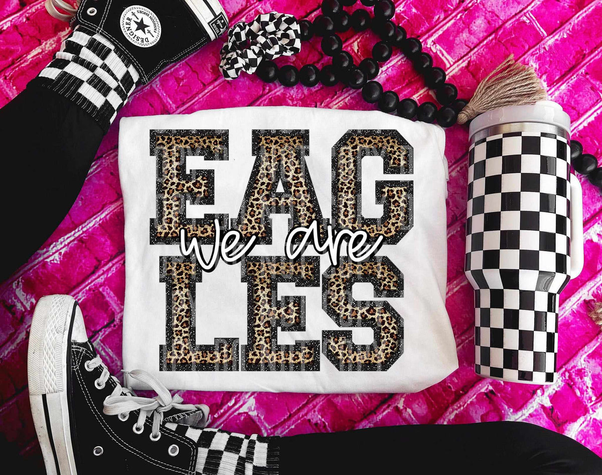 We are eagles leopard filled (caplinger) 70963 DTF transfer