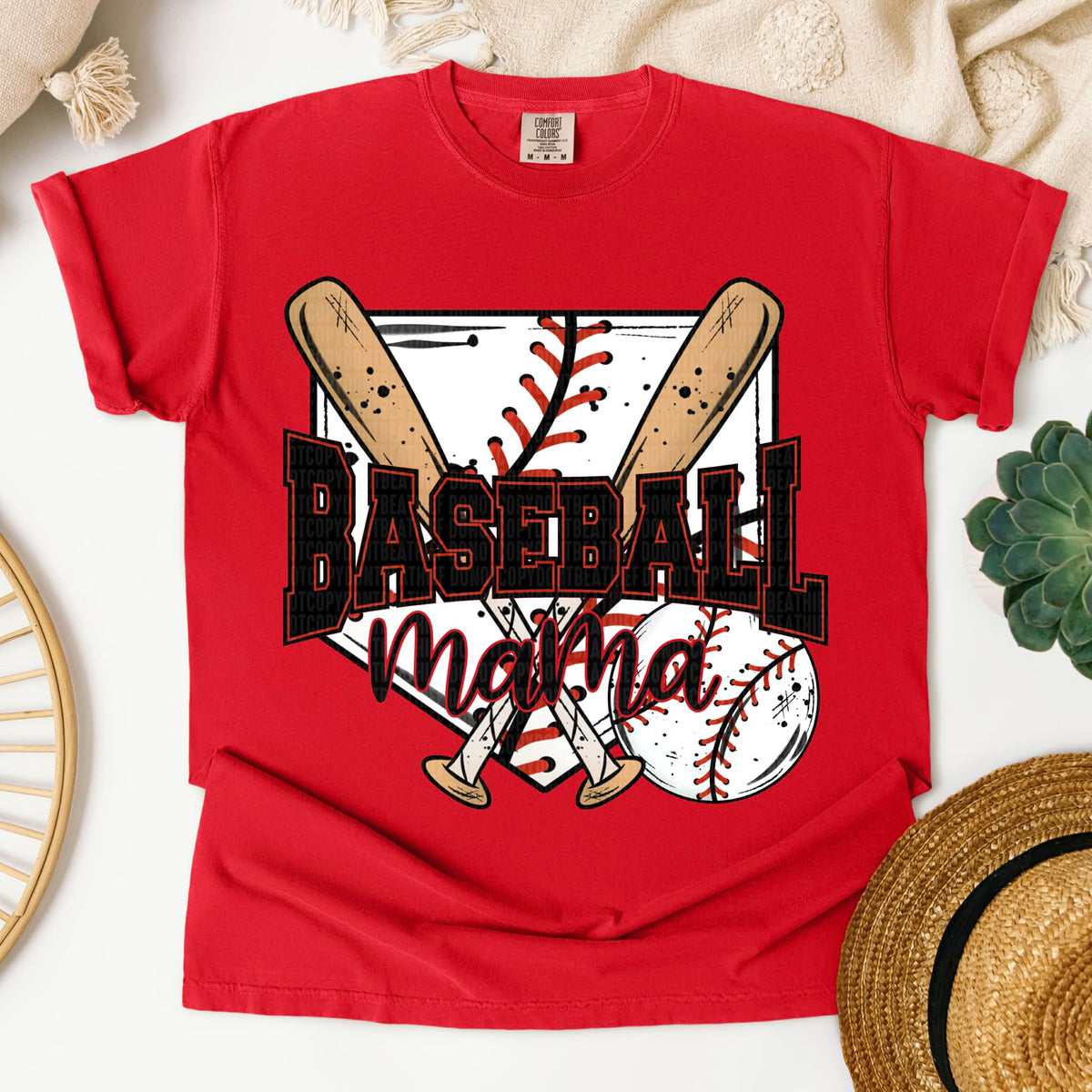 Baseball Mama (SDD) DTF transfer