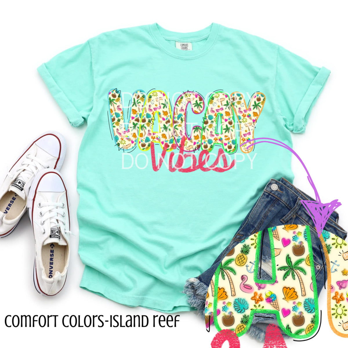 Vacay vibes (CSG) 96429 DTF transfer
