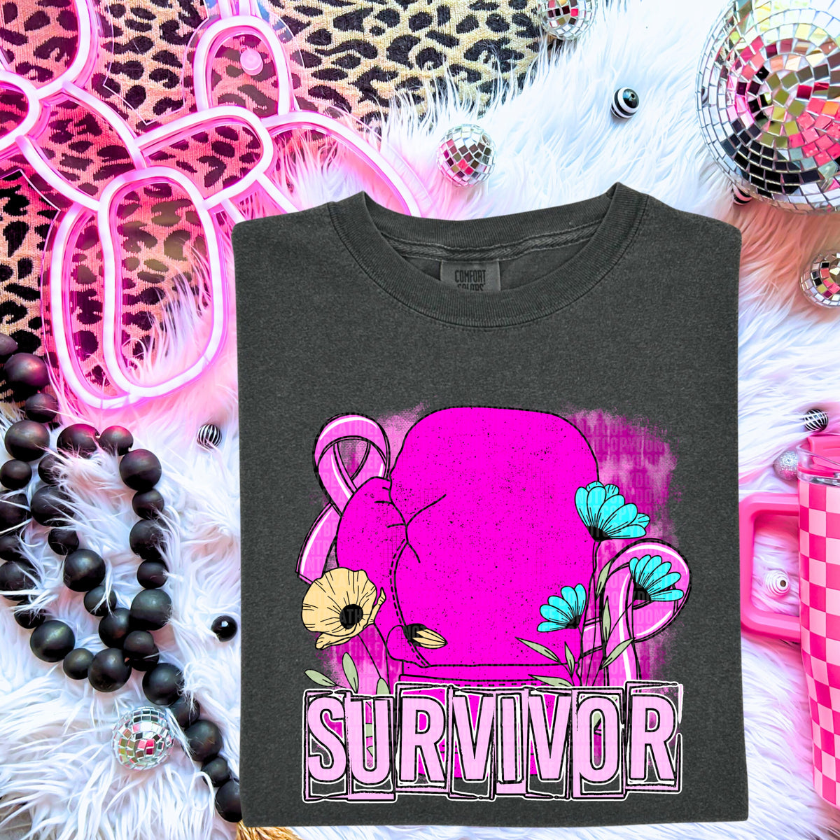 Survivor breast cancer 103649 DTF transfer