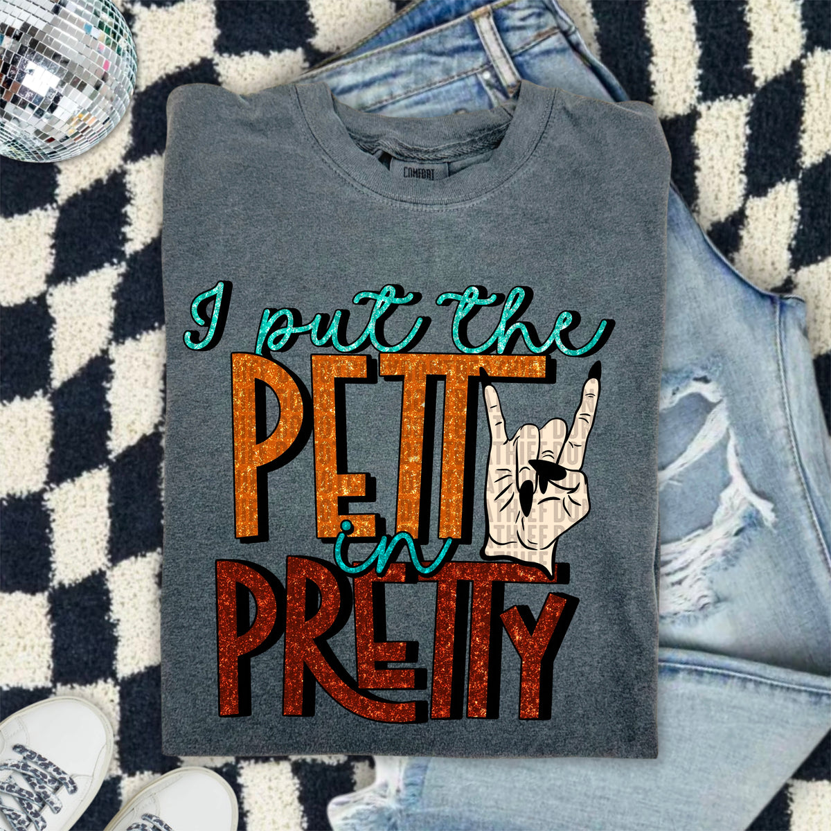 I put the petty in pretty 103723 DTF transfer