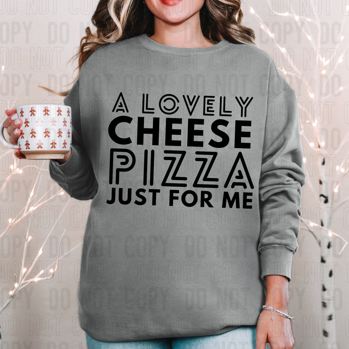 A lovely Cheese Pizza Just For Me (SBB) DTF Transfer