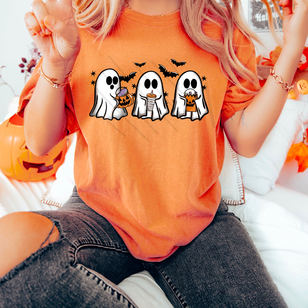 Trick or treat ghosts (MMD) 110406 DTF transfer