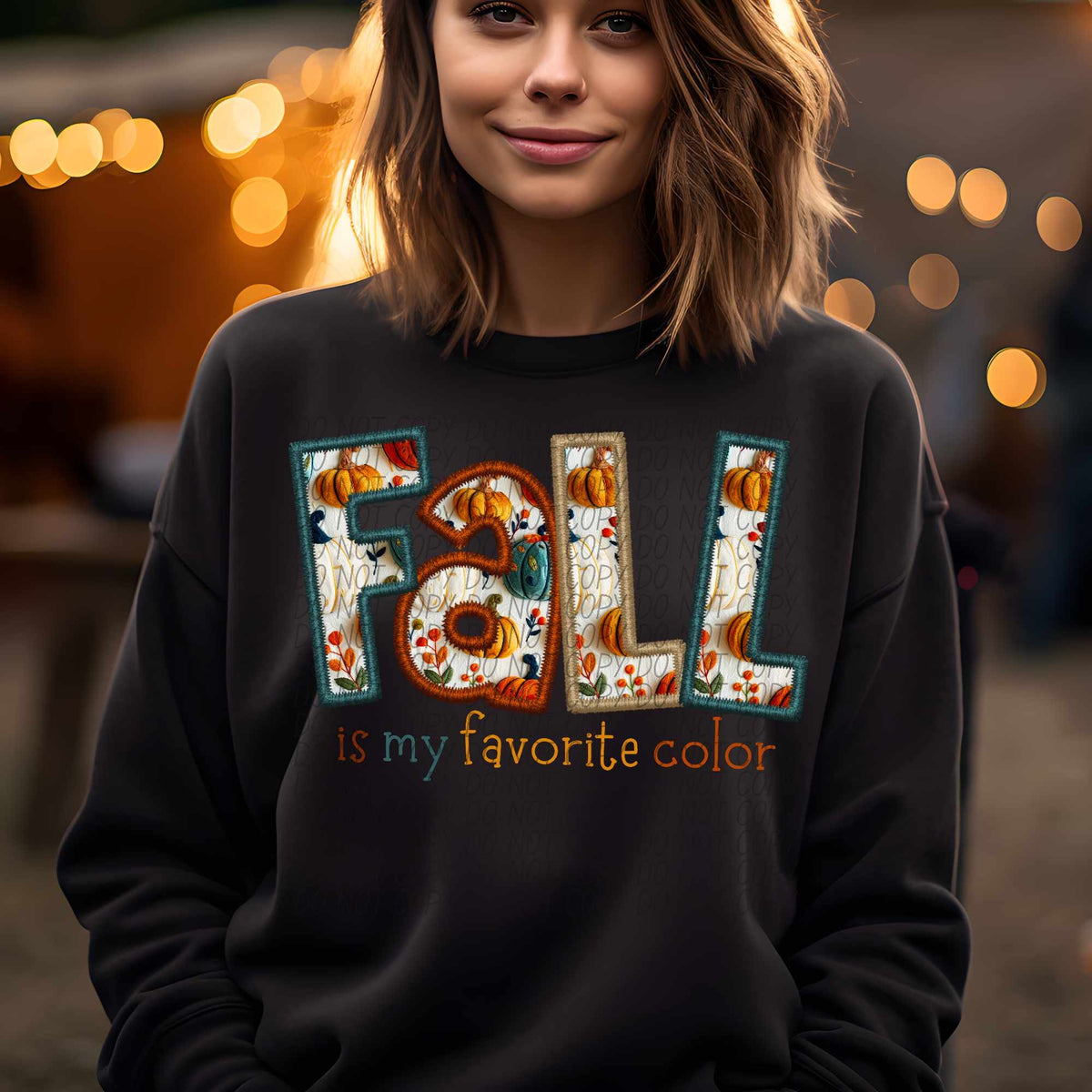 Fall is my favorite color skinny font (CITY) 62339 DTF transfer