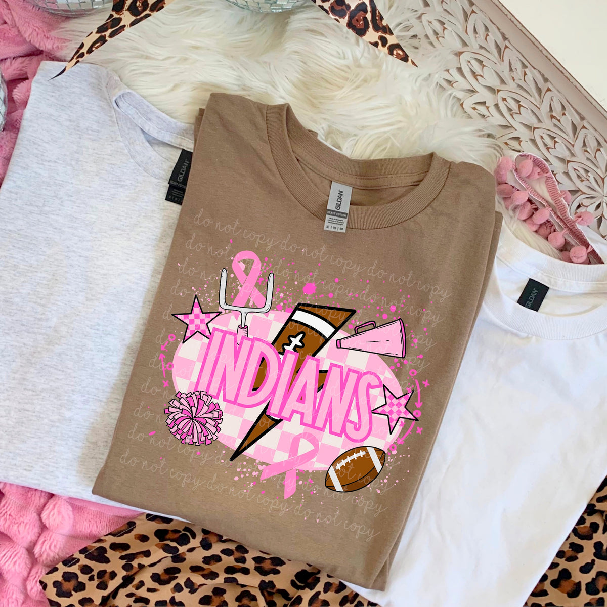 Indians Pink Out (MZ) DTF Transfers