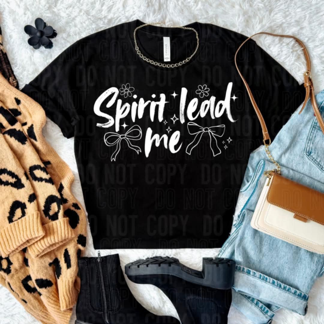 Spirit lead me WHITE 98347 DTF transfer