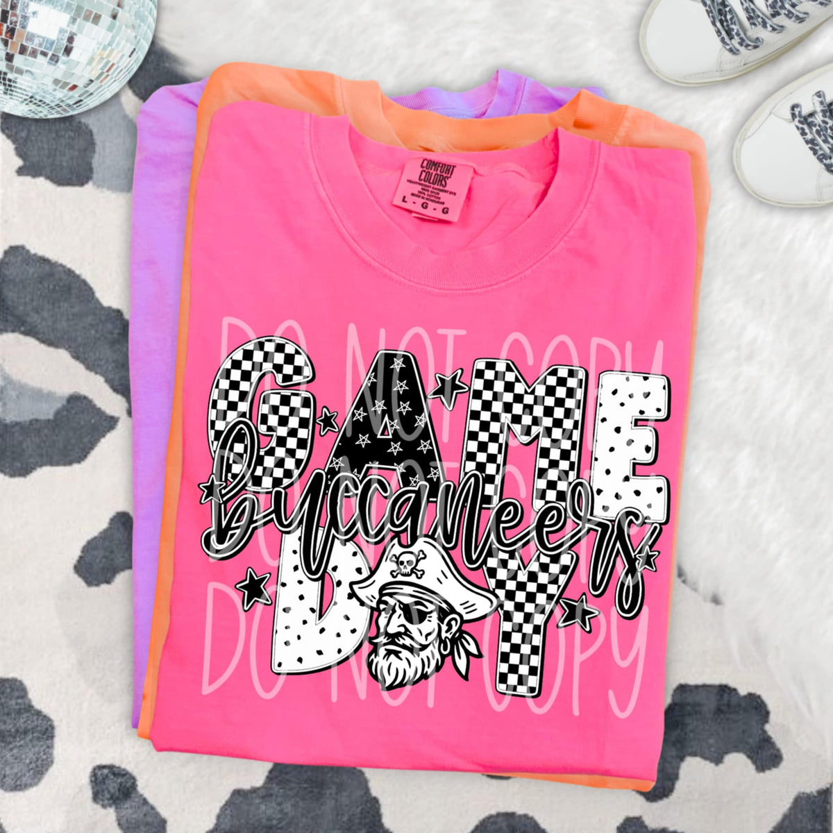 Buccaneers Mascot Game Day Checker (PH) DTF transfer