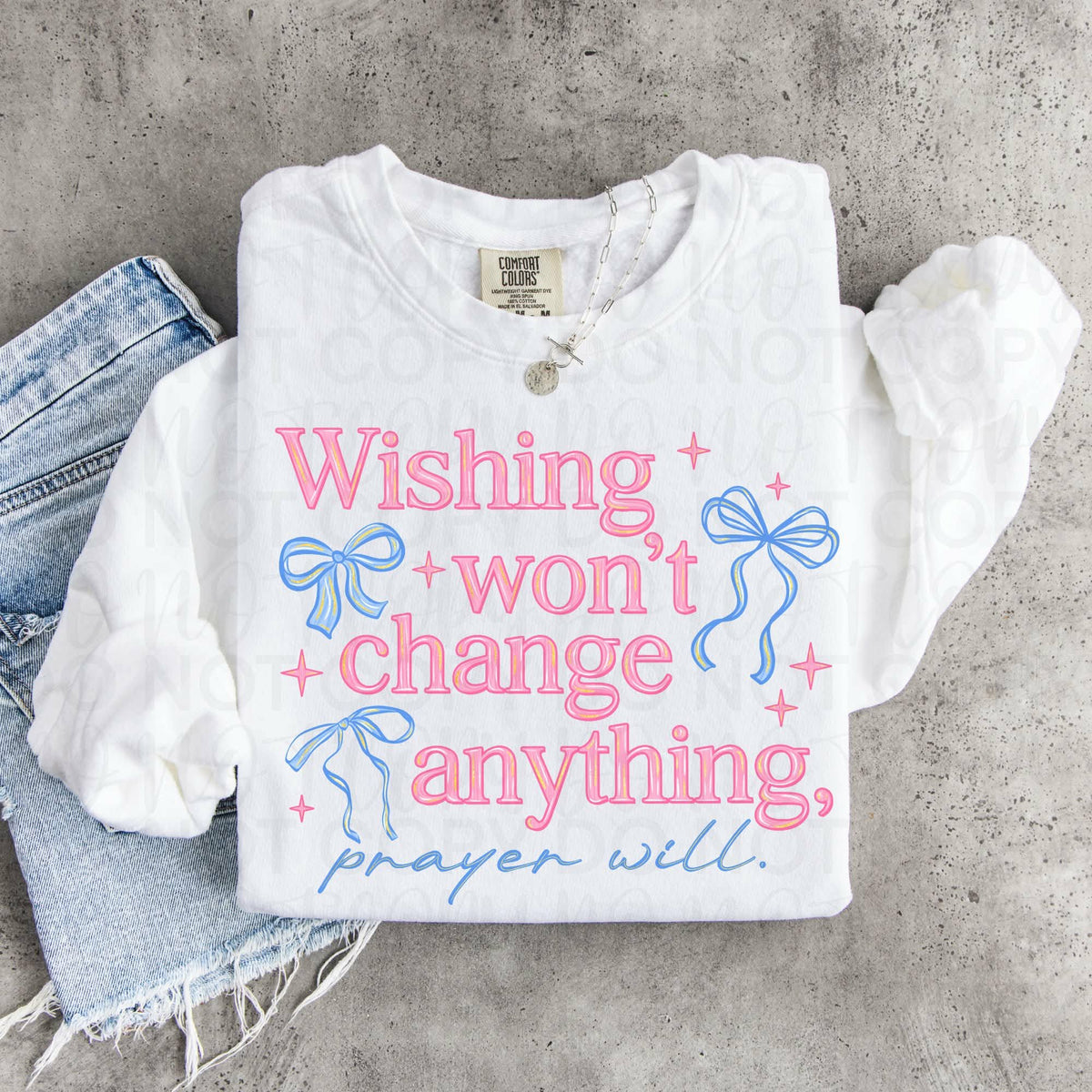 Wishing won’t change anything, prayer will Tuesday Deal DTF