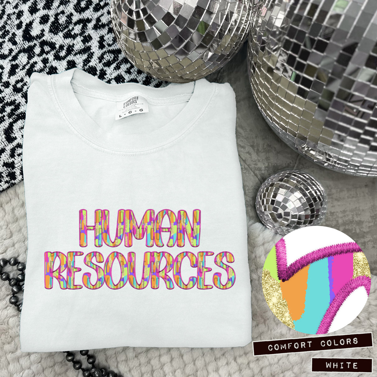 Human Resources Juneberry Brushstrokes (Caplinger) DTF transfer