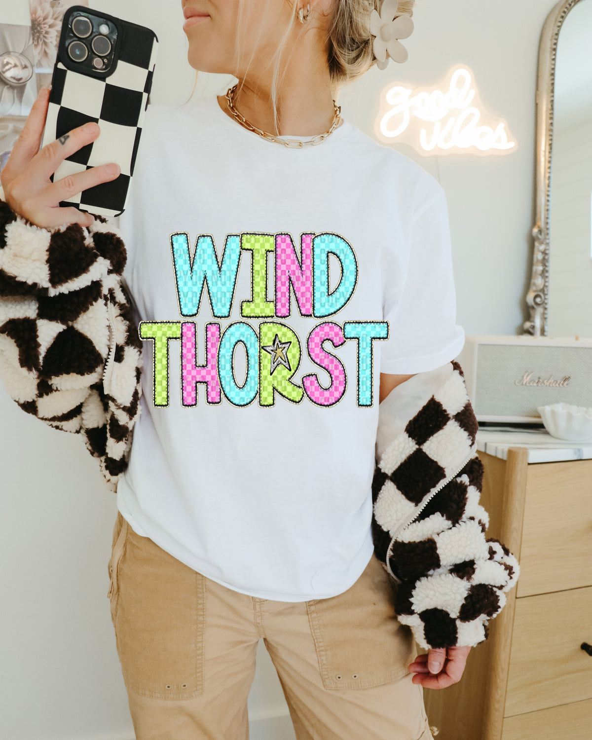 Windthorst Colorful Checkered (caplinger) DTF transfer