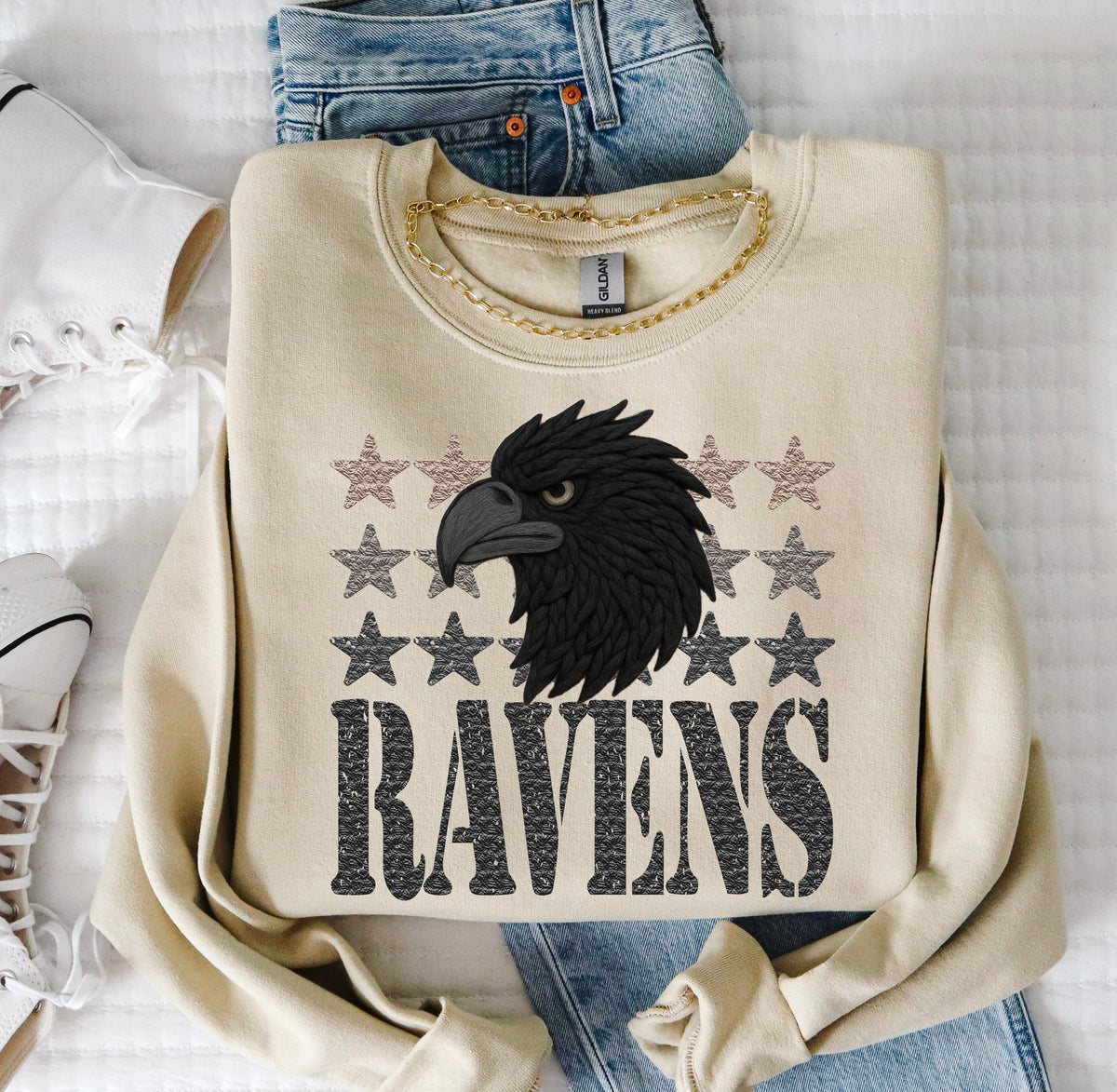 Ravens Yarn Mascot (S&G) DTF transfer