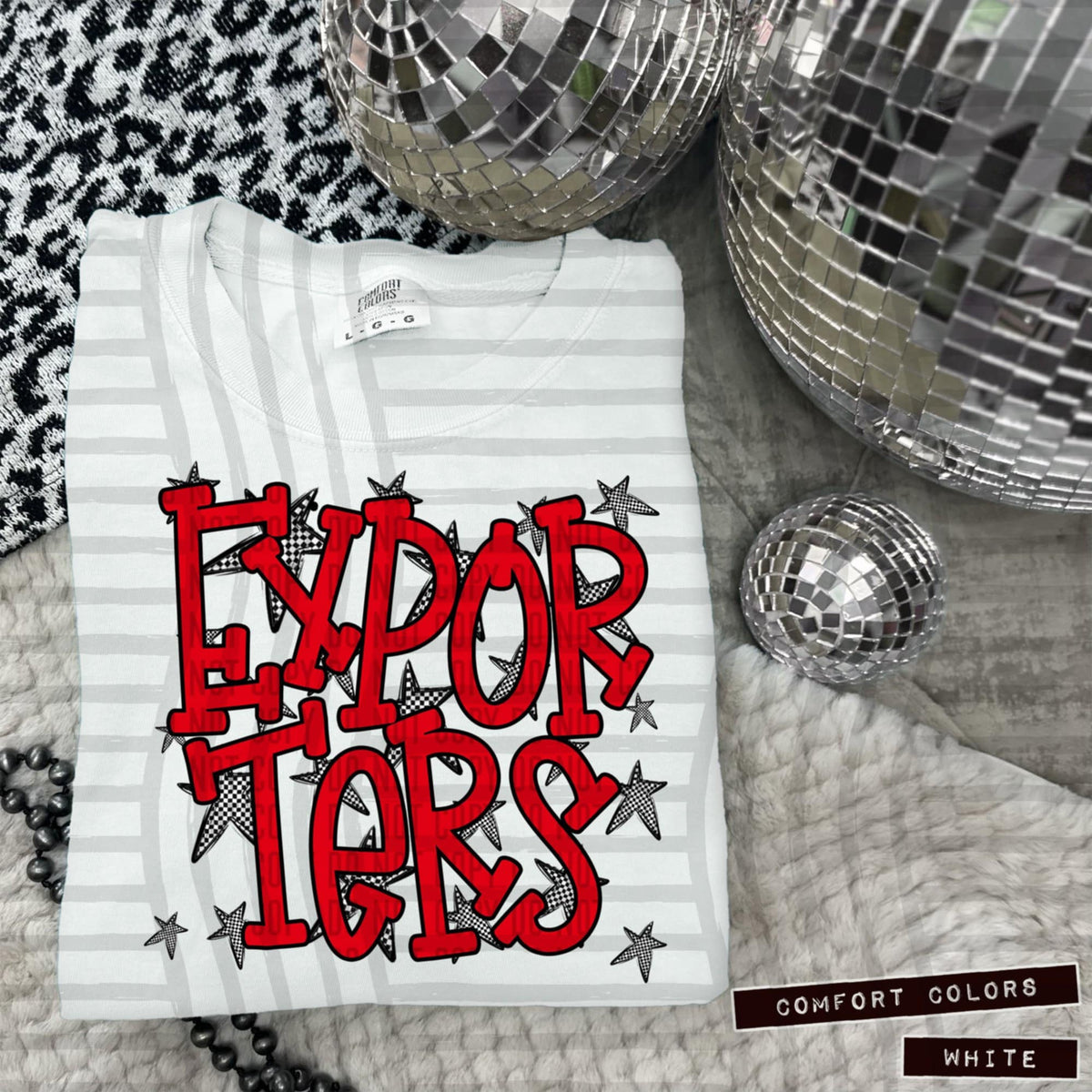 Red Staggered Mascots (Caplinger)