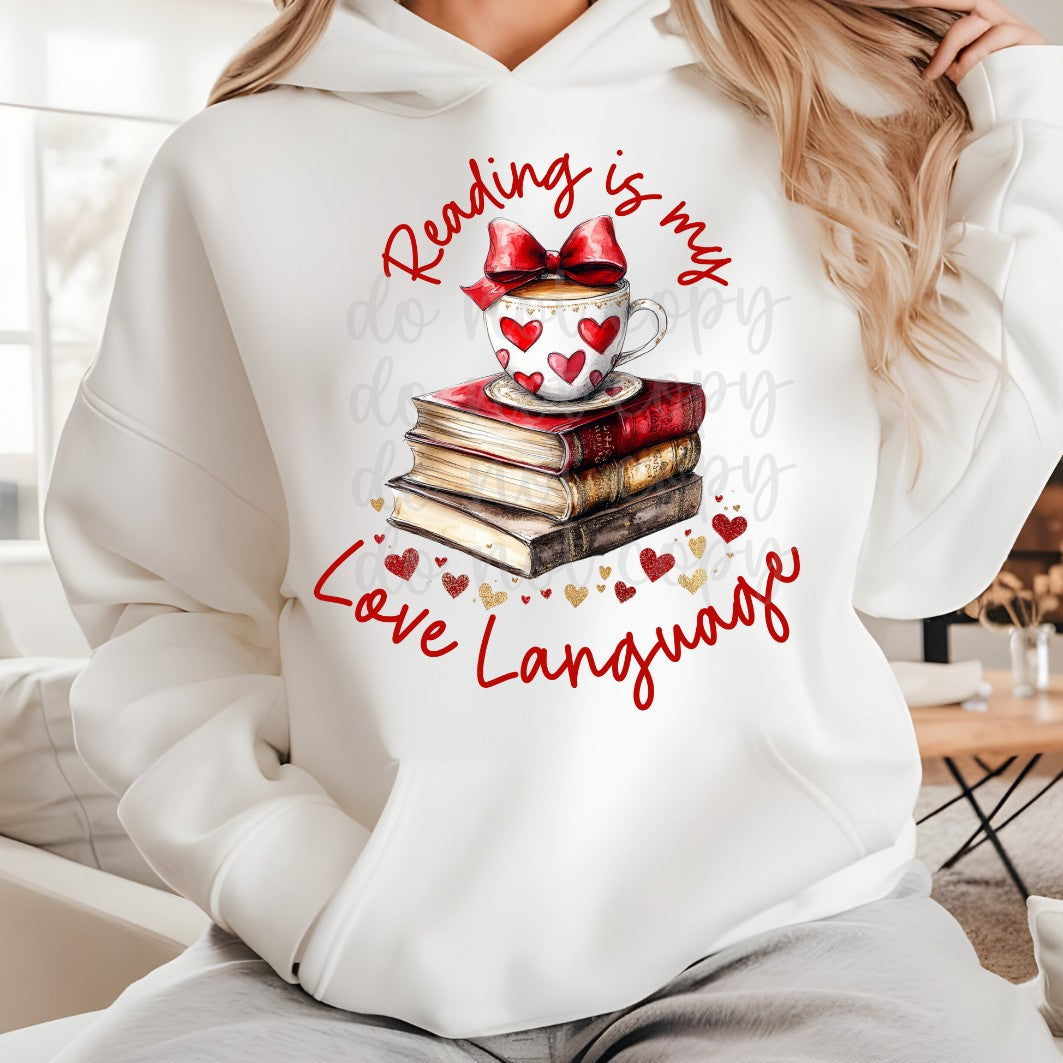 Reading In My Love Language (Parker) 72919 DTF Transfer